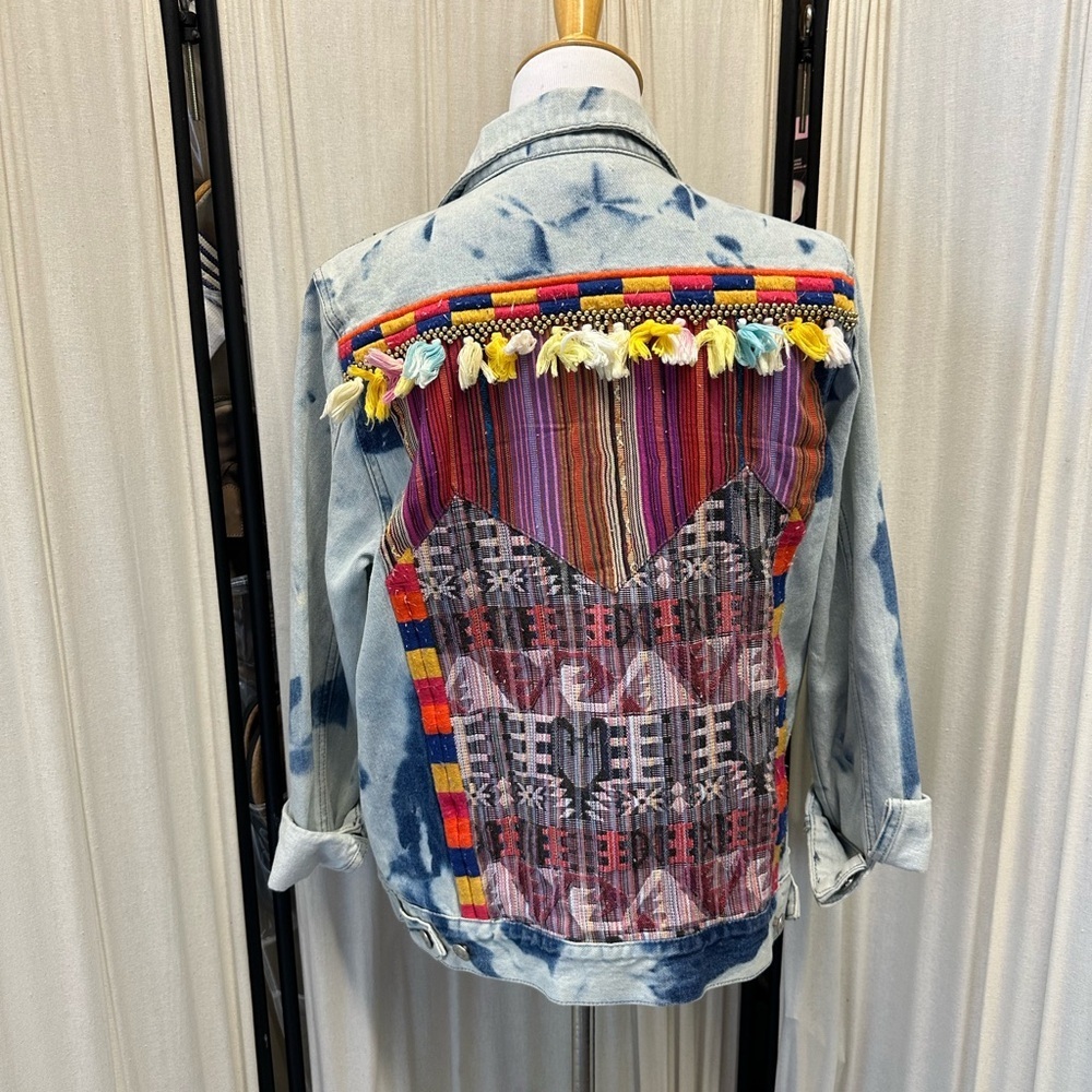 Honey Punch Multicolor Jean Jacket